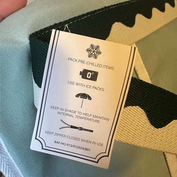 business & pleasure Holiday Cooler Tote, rivie green - Picture 8 of 8